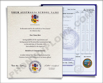 Fake Diploma and Transcripts from Australian University Australia D&T